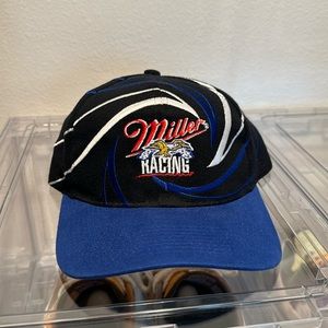 Miller beer vintage racing hat